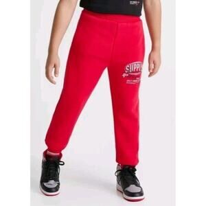Supply & Demand Kids Sz Med Red Logo Targon Jogger Pants. (42)